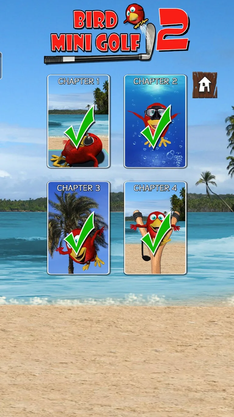 Bird Mini Golf 2 - Beach Fun screenshot 2