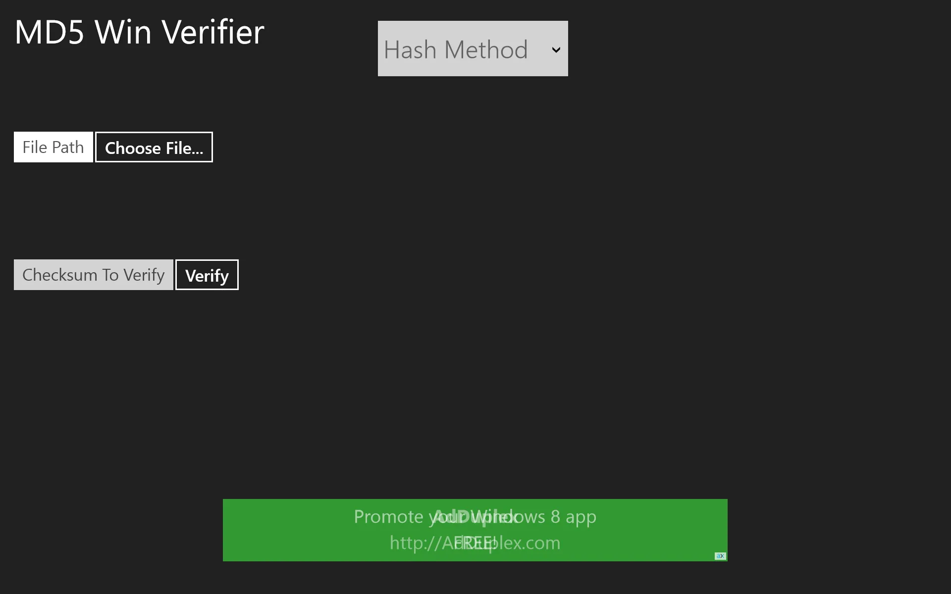 MD5 Win Verifier screenshot 2