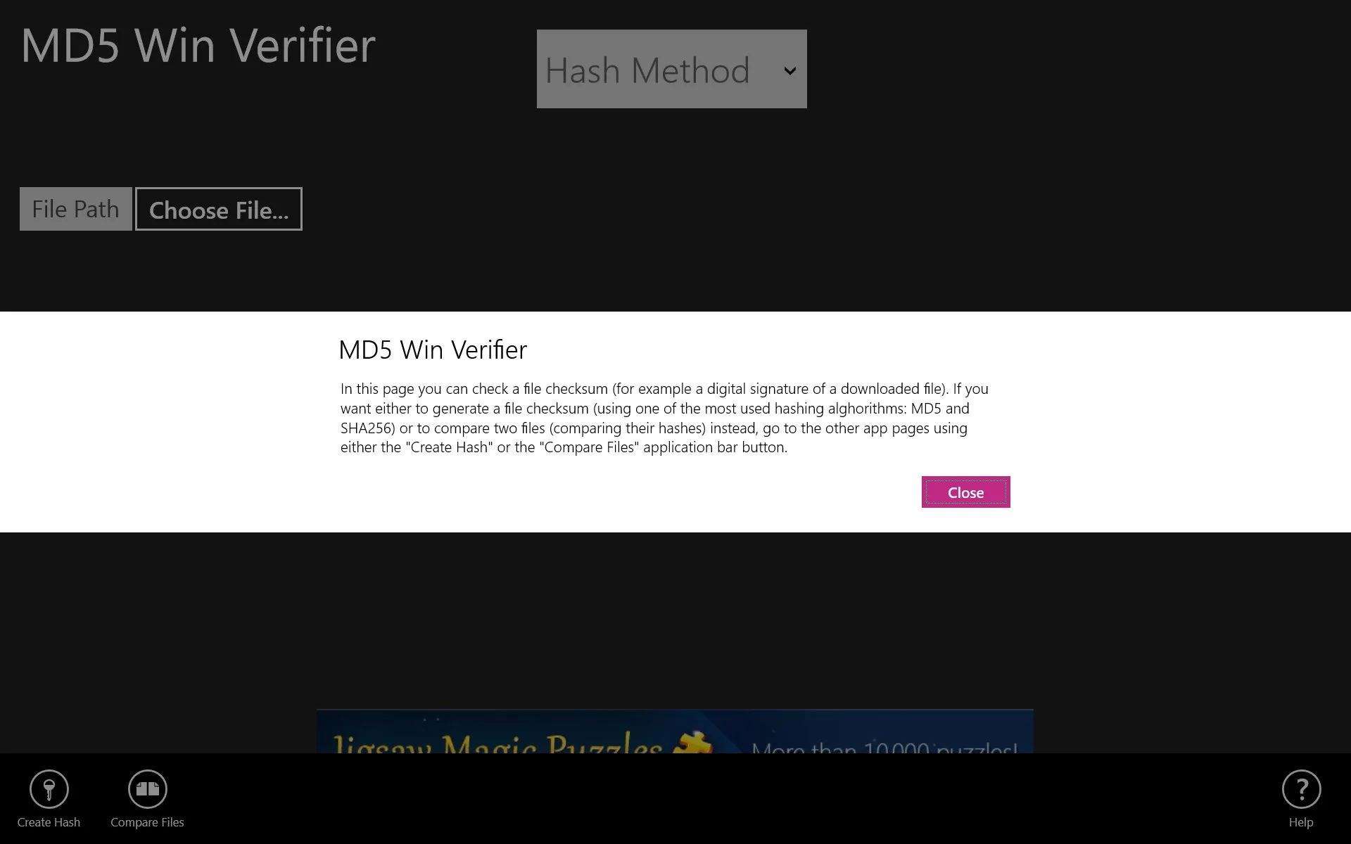 MD5 Win Verifier screenshot 4