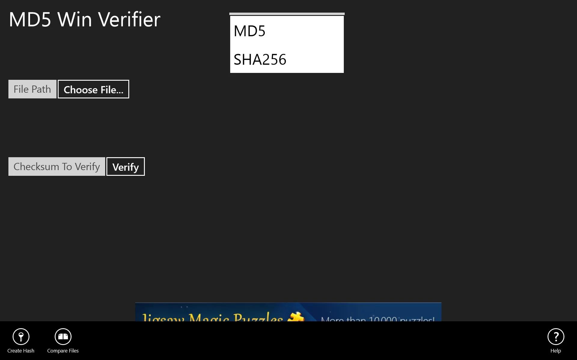 MD5 Win Verifier screenshot 5