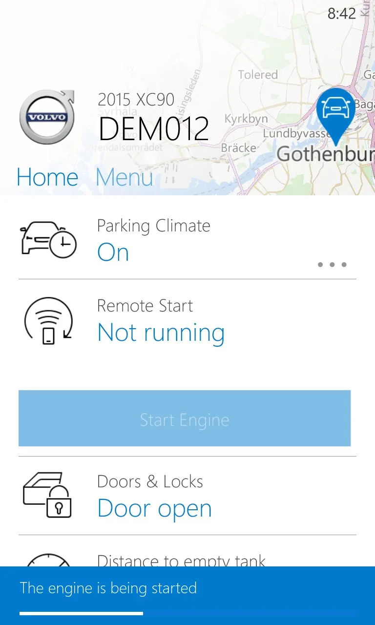 Volvo On Call screenshot 1