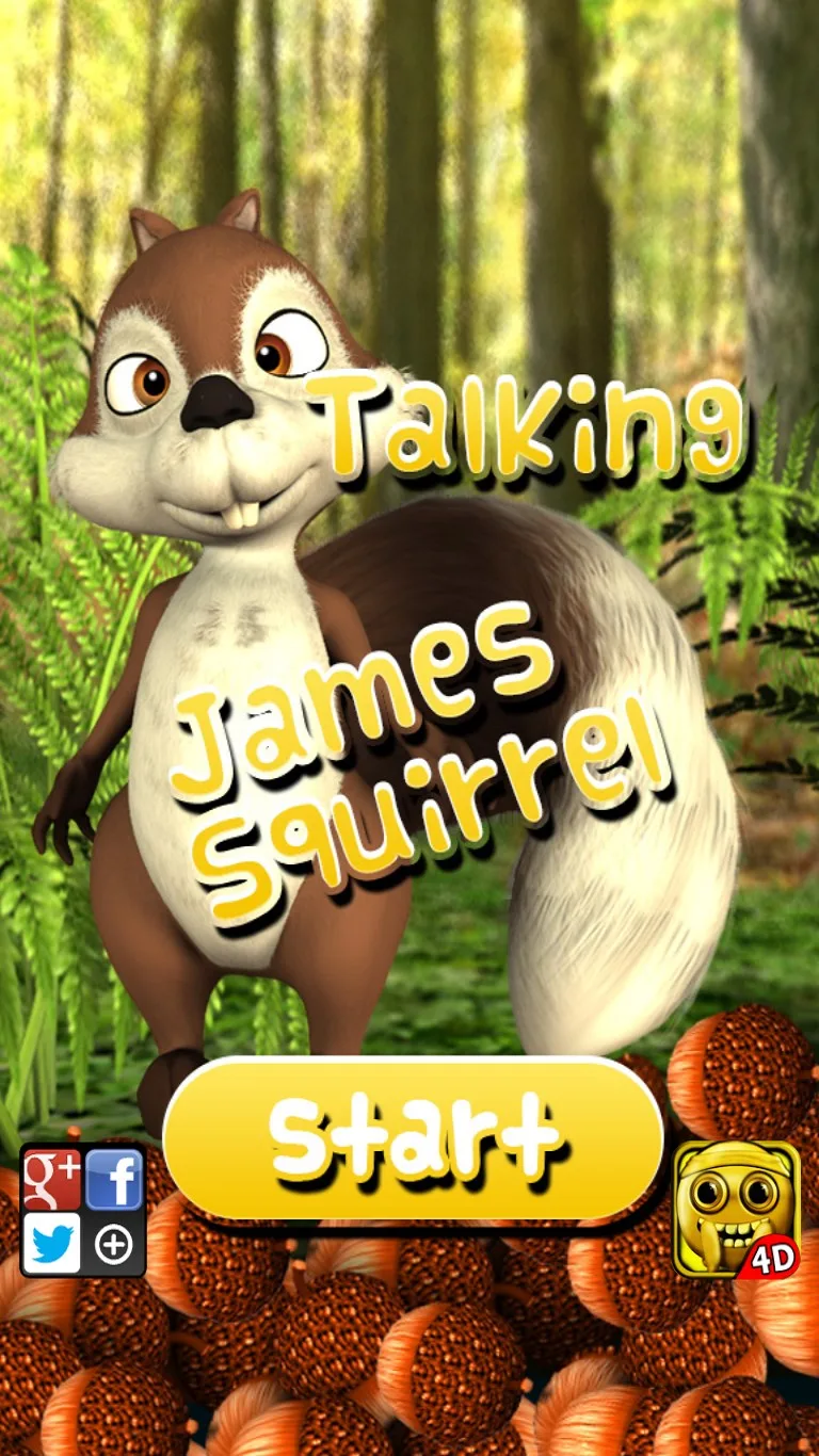 Talking James Squirrel screenshot 1