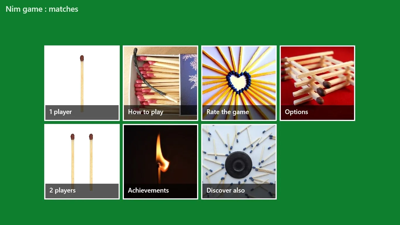 Nim game : matches screenshot 2