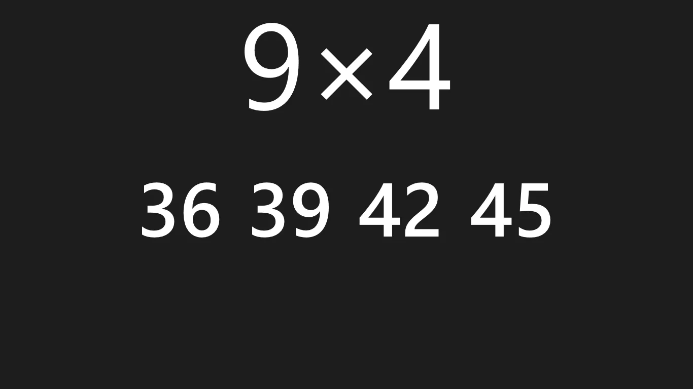 Multiplication trainer screenshot 4