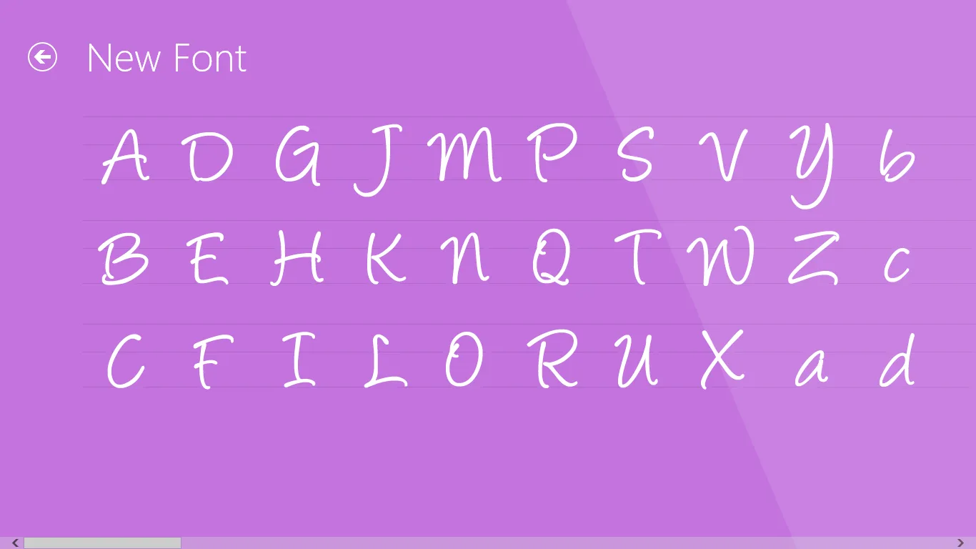 iFontMaker screenshot 2
