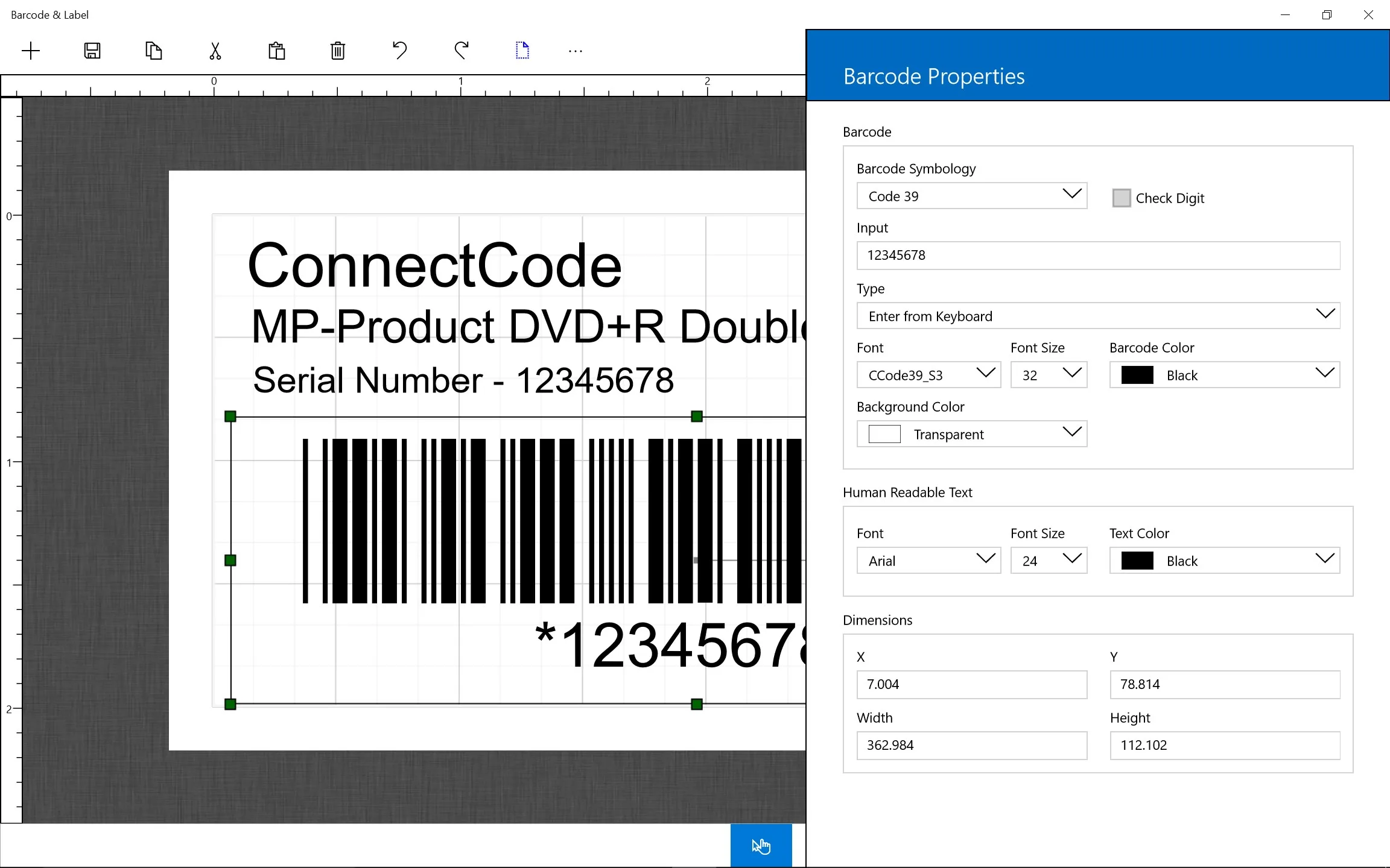 Barcode & Label screenshot 1