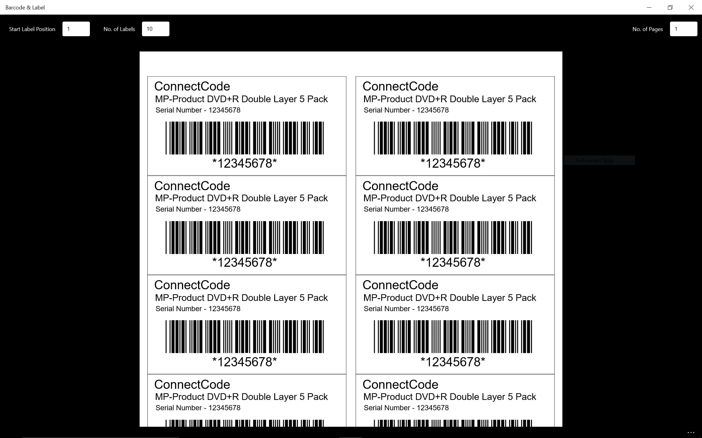 Barcode & Label screenshot 5
