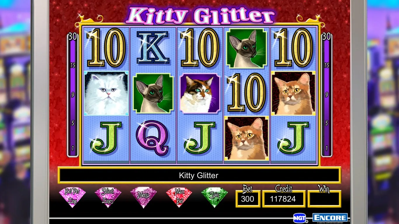 IGT Slots Kitty Glitter screenshot 2