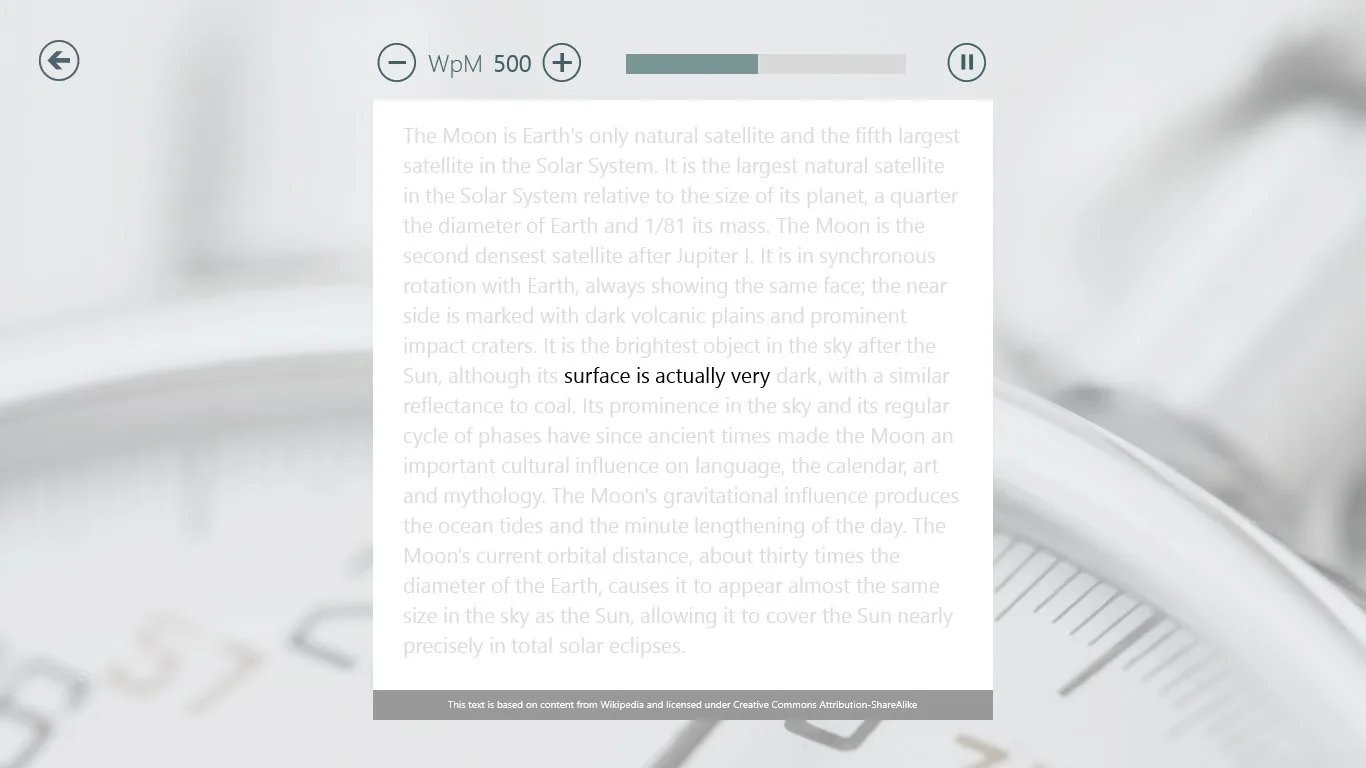 Reading Trainer screenshot 5