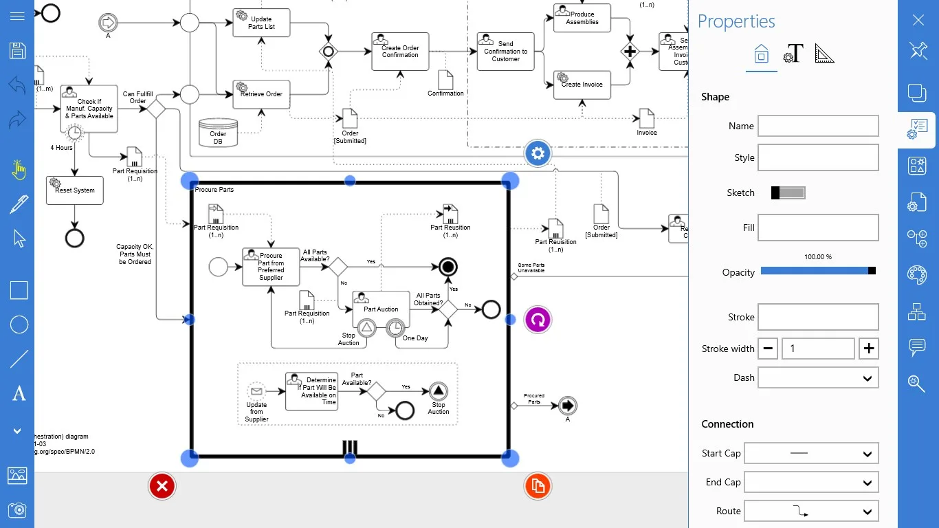 Grapholite Diagram screenshot 2