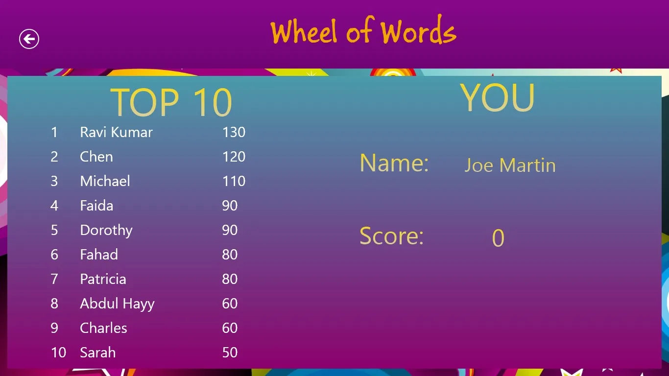 Wheel of Words screenshot 5