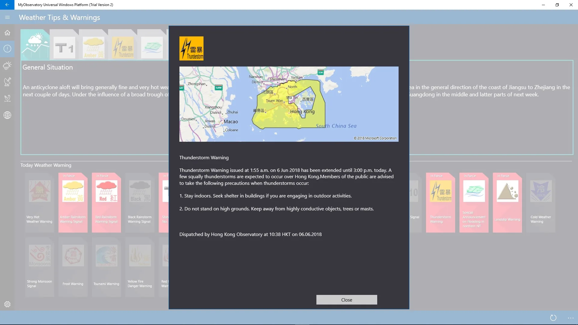 MyObservatory screenshot 5