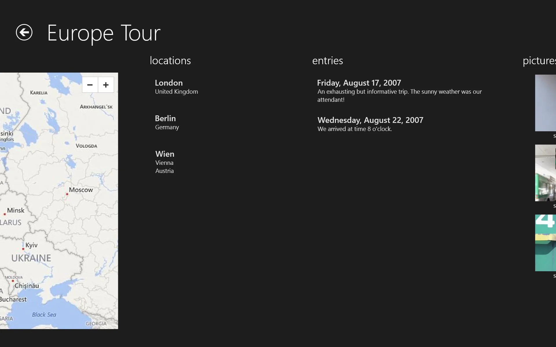 Travel Diaries screenshot 3