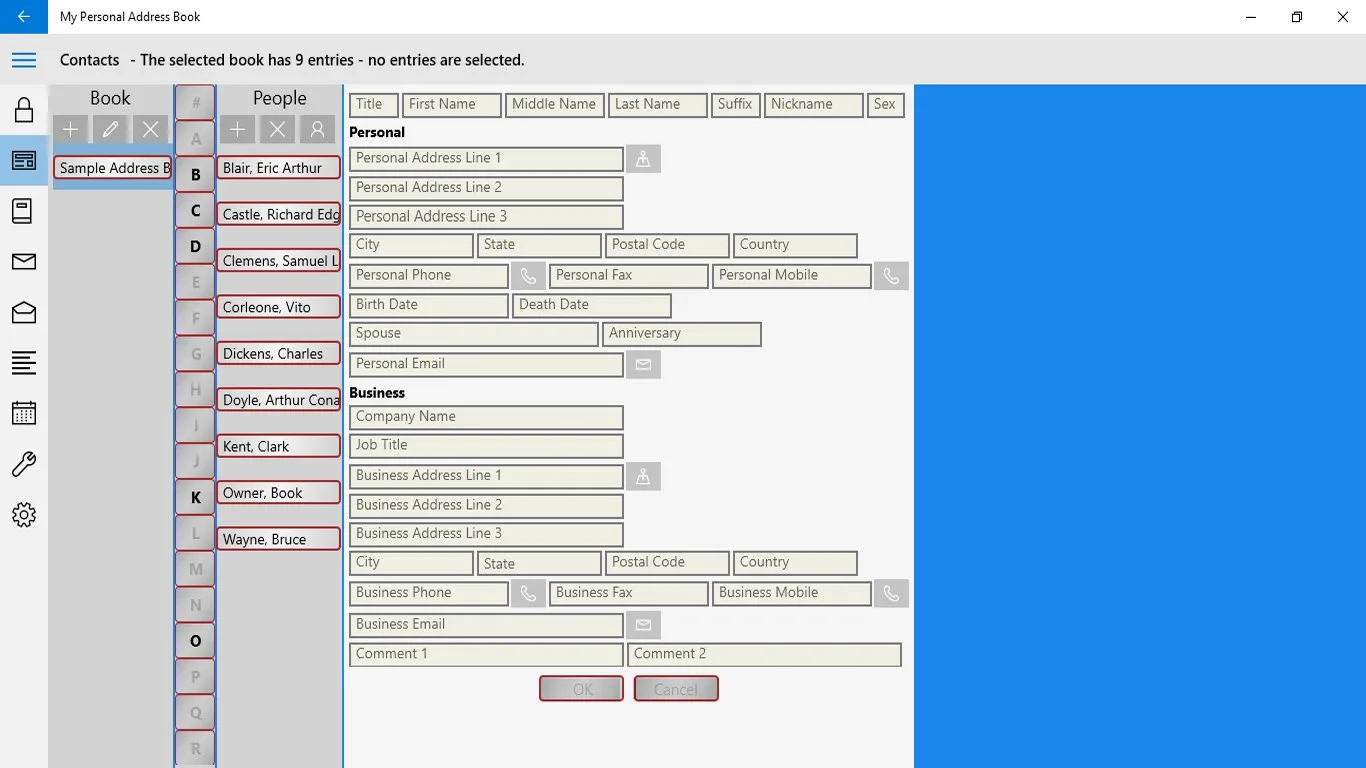 My Personal Address Book screenshot 2