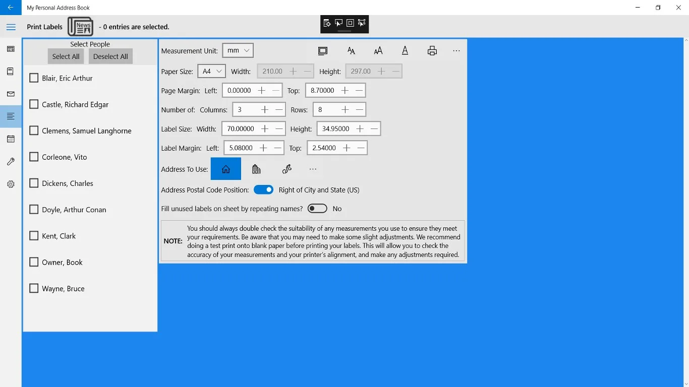 My Personal Address Book screenshot 5