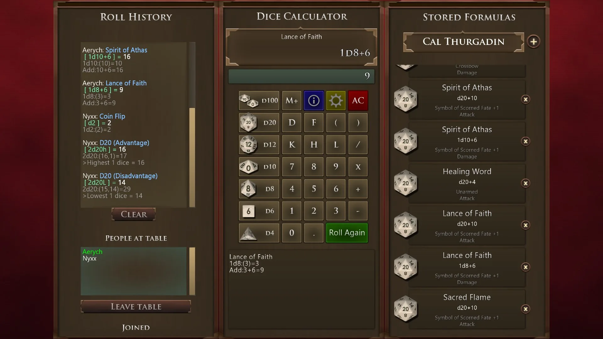 Dice Calculator screenshot 1
