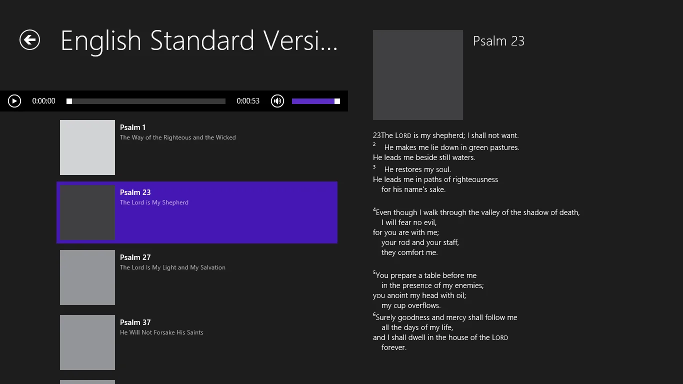psalms screenshot 1