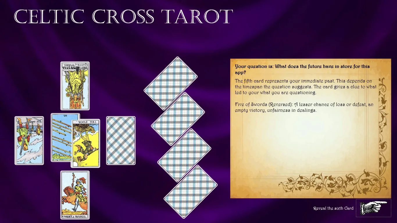 Celtic Cross Tarot screenshot 3