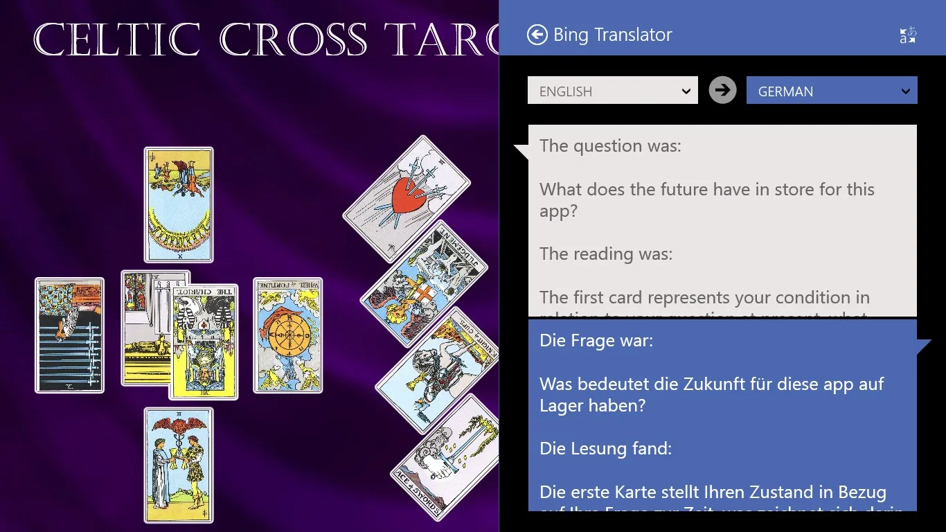 Celtic Cross Tarot screenshot 5