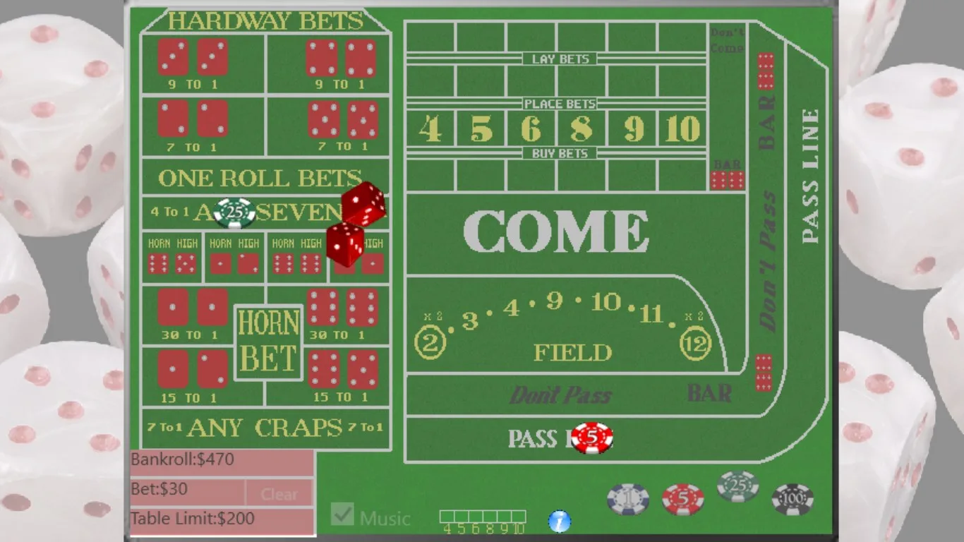 Craps Mania screenshot 3