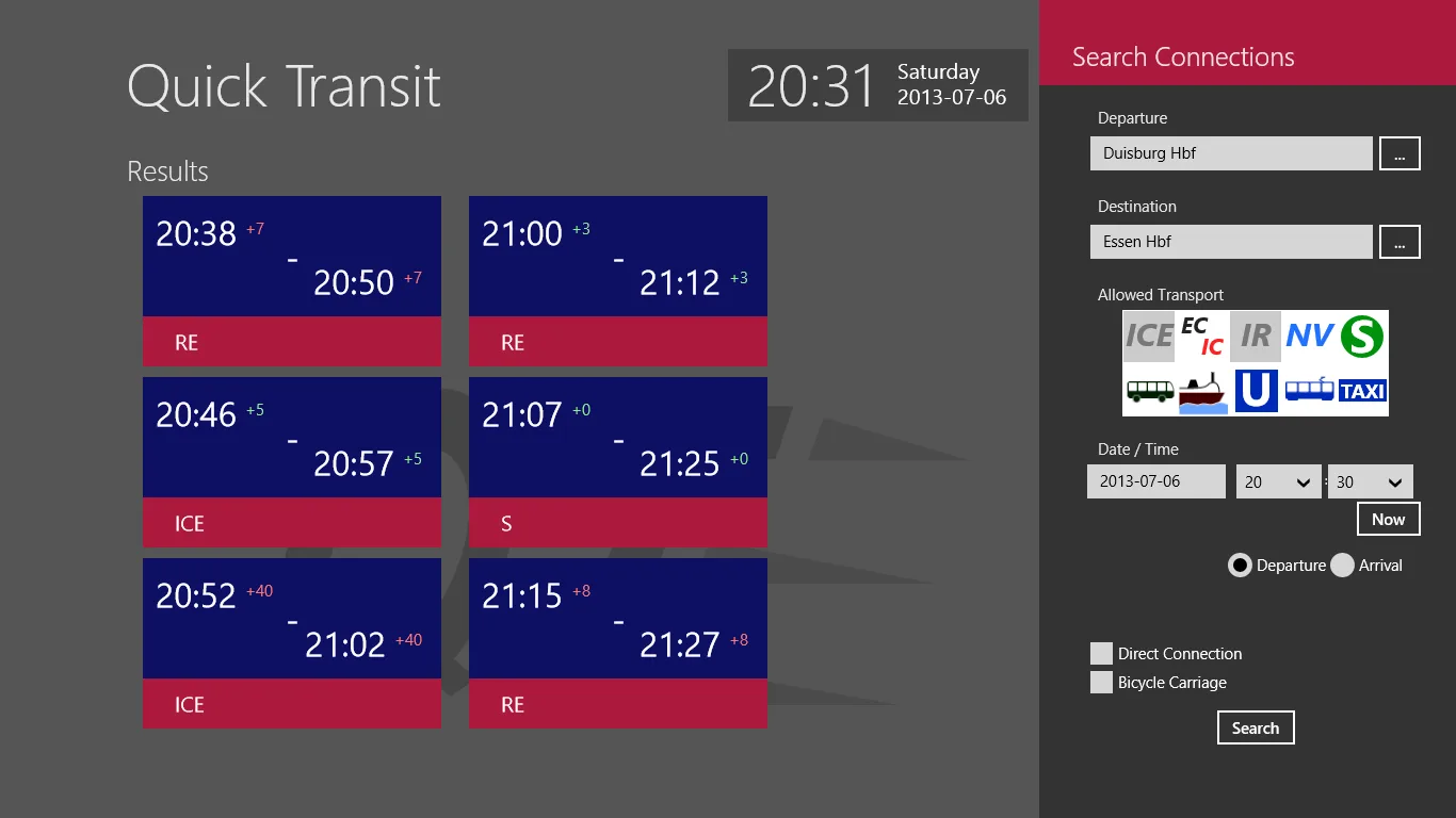 QuickTransit screenshot 2