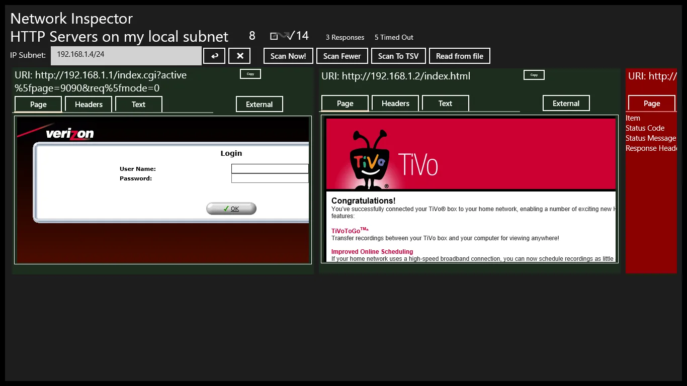 Network Inspector screenshot 1