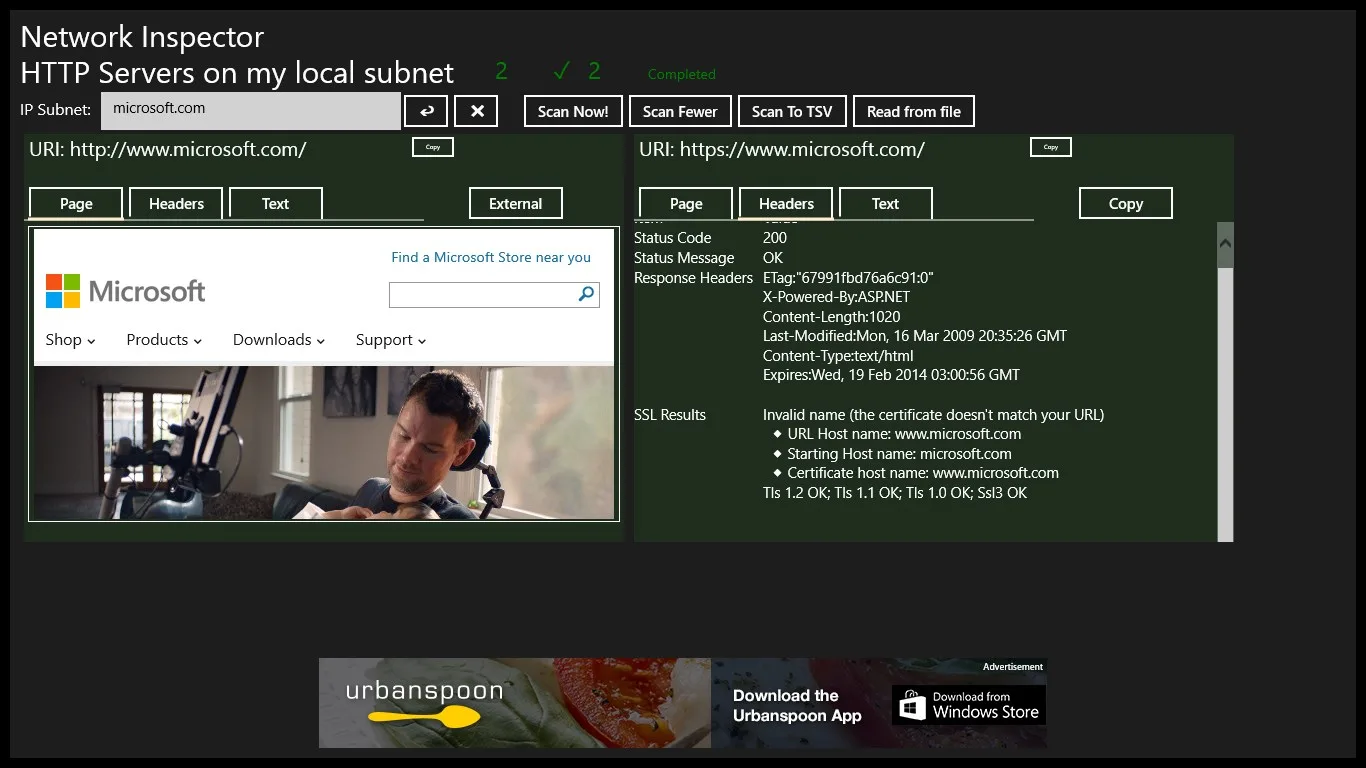 Network Inspector screenshot 3