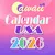 USA 2026 Cawaii Calendar Free!