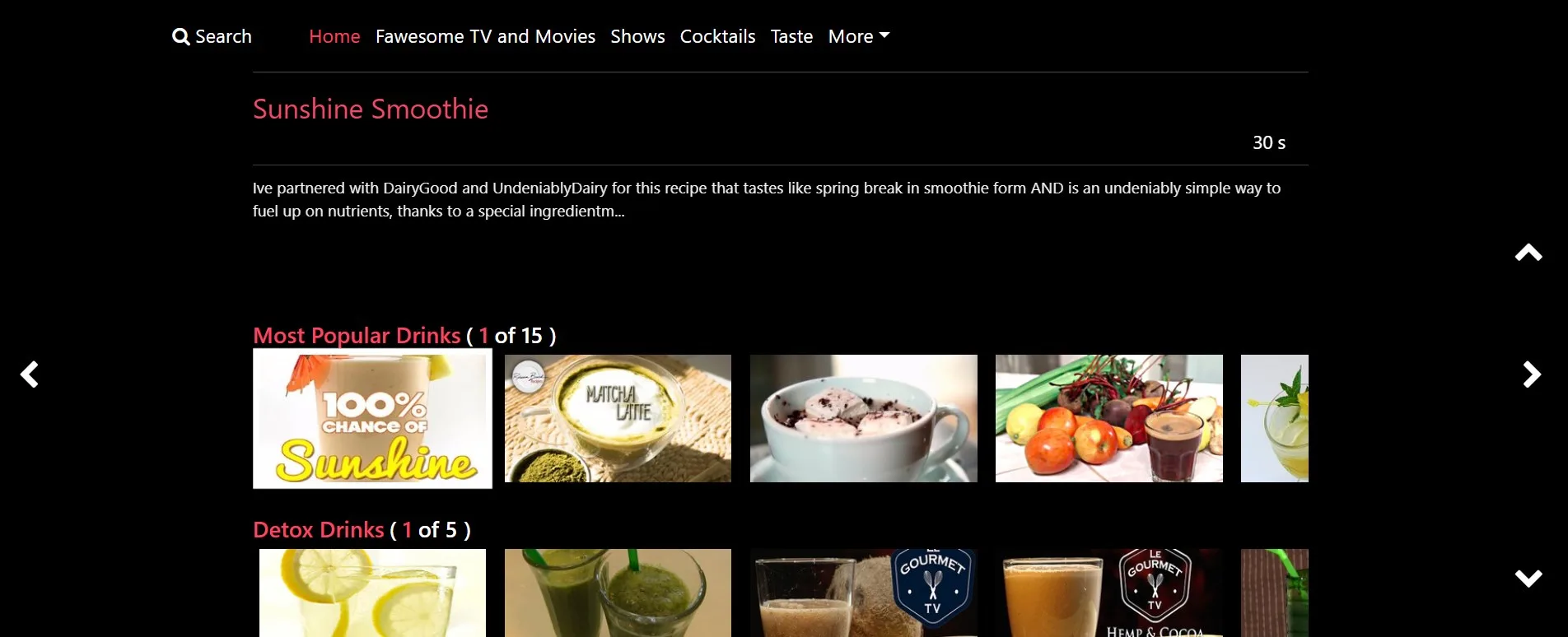 Drinks by iFood.tv screenshot 1