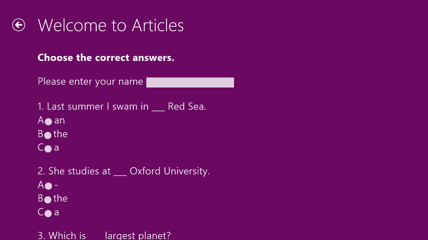 English Grammar Exercises screenshot 2
