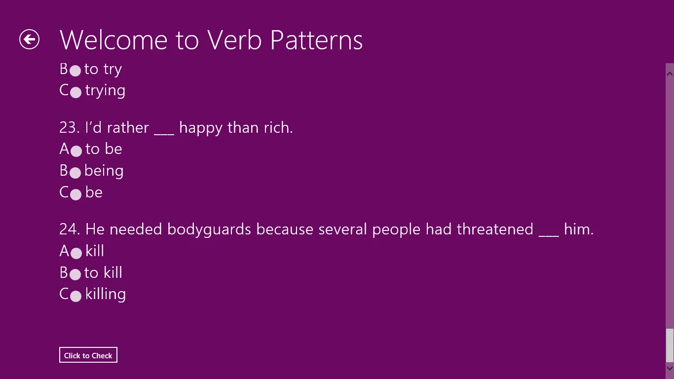 English Grammar Exercises screenshot 3