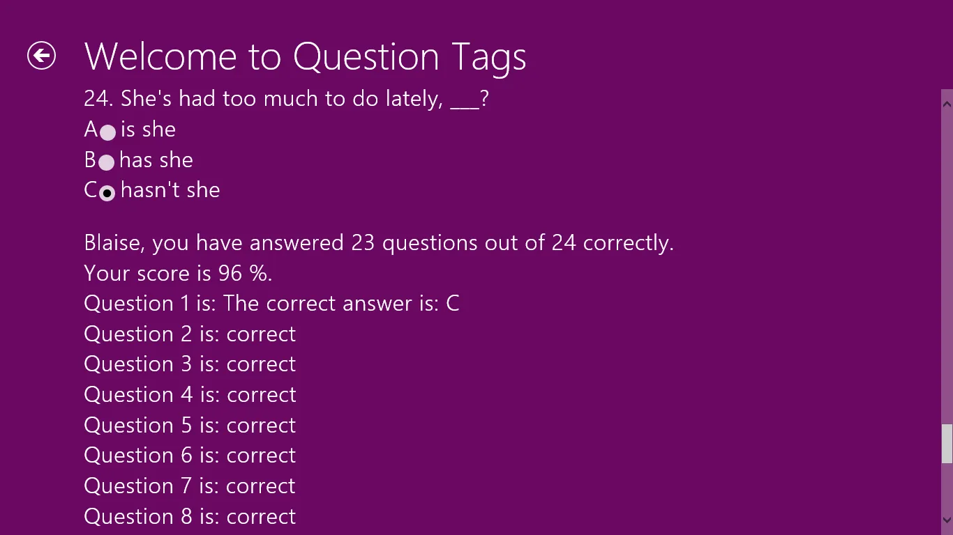 English Grammar Exercises screenshot 4
