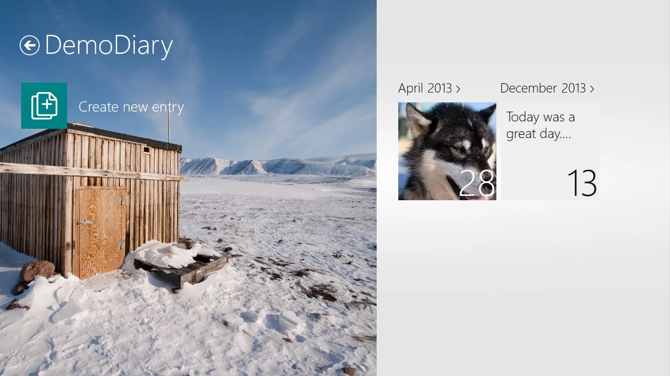 My Own Diary HD screenshot 1