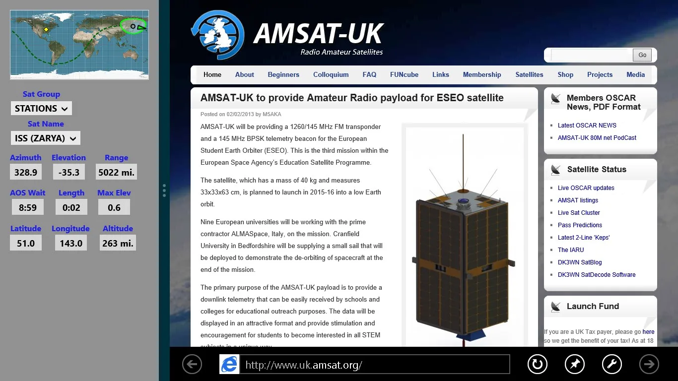 Satellite Explorer screenshot 3