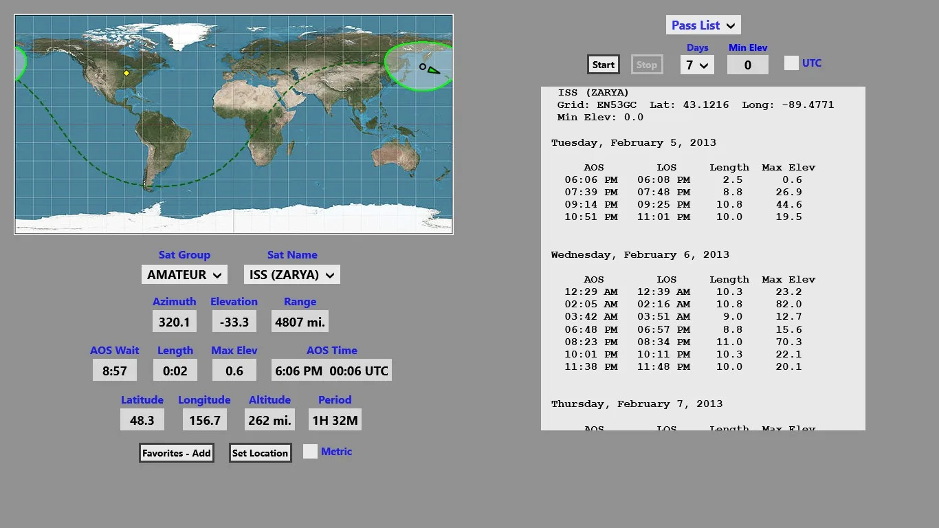 Satellite Explorer screenshot 5