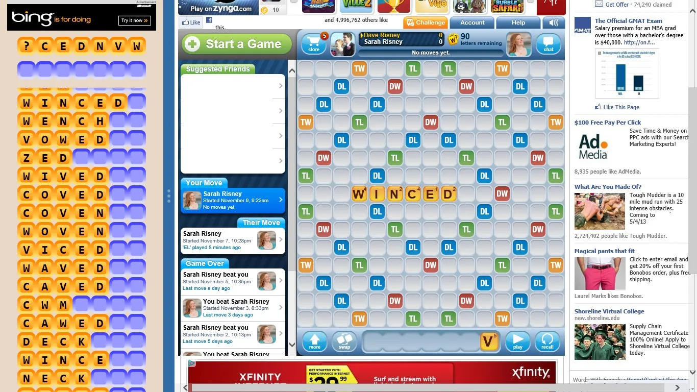 Words with Hints screenshot 2