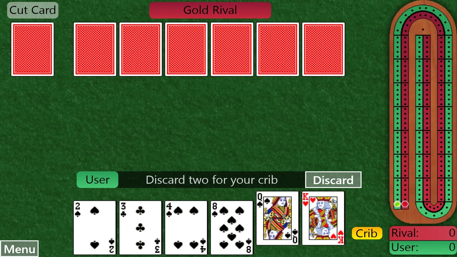 BTO Cribbage screenshot 1