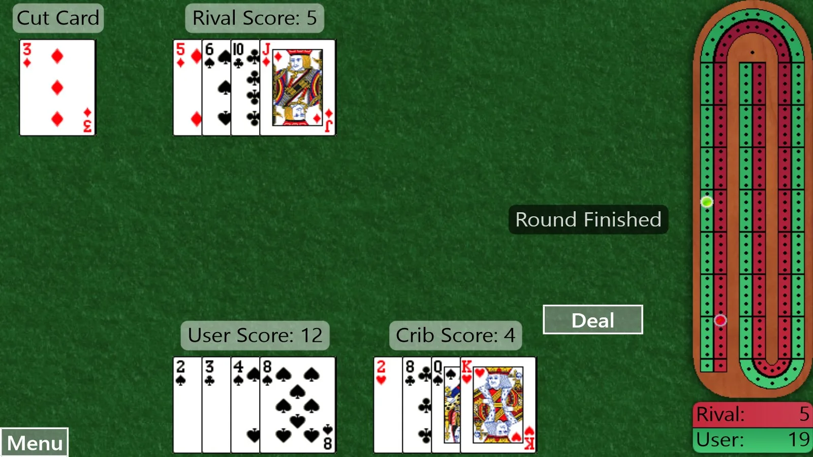 BTO Cribbage screenshot 3