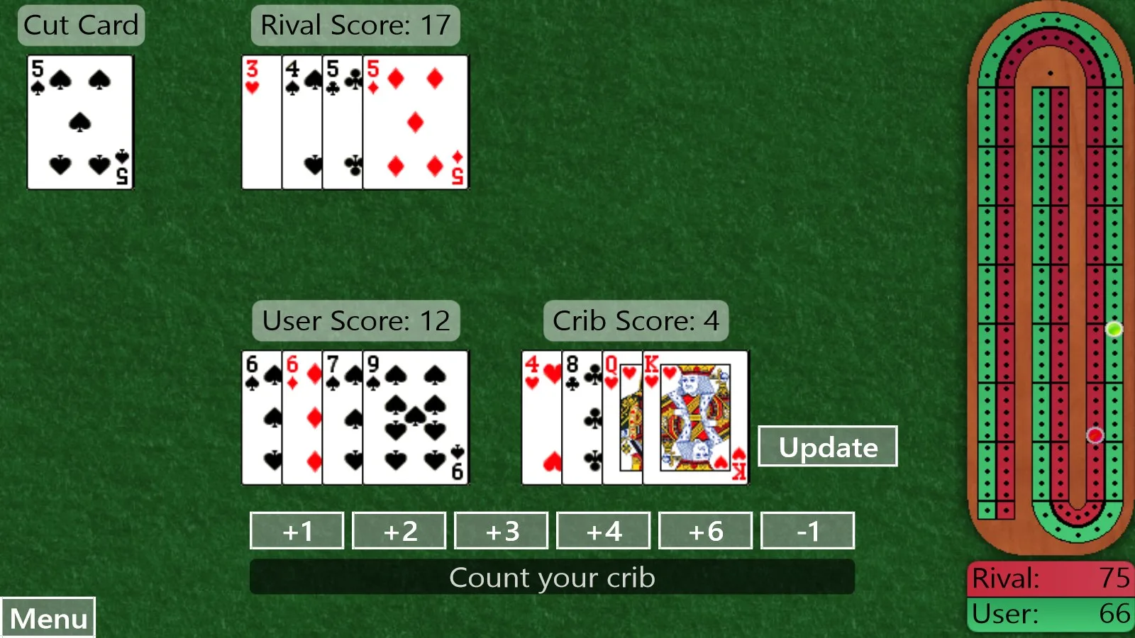BTO Cribbage screenshot 4