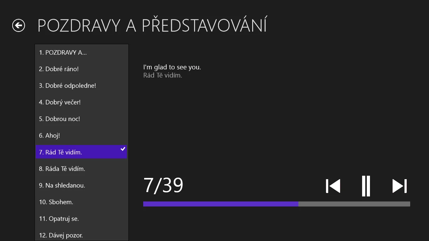 Konverzace na cesty screenshot 2