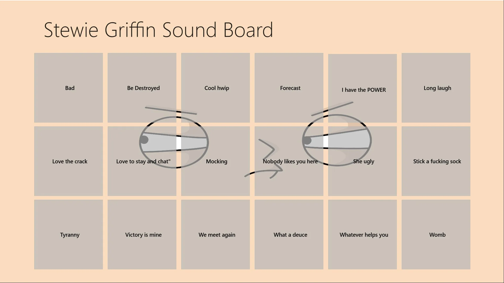 Stewie Sound Board screenshot 2