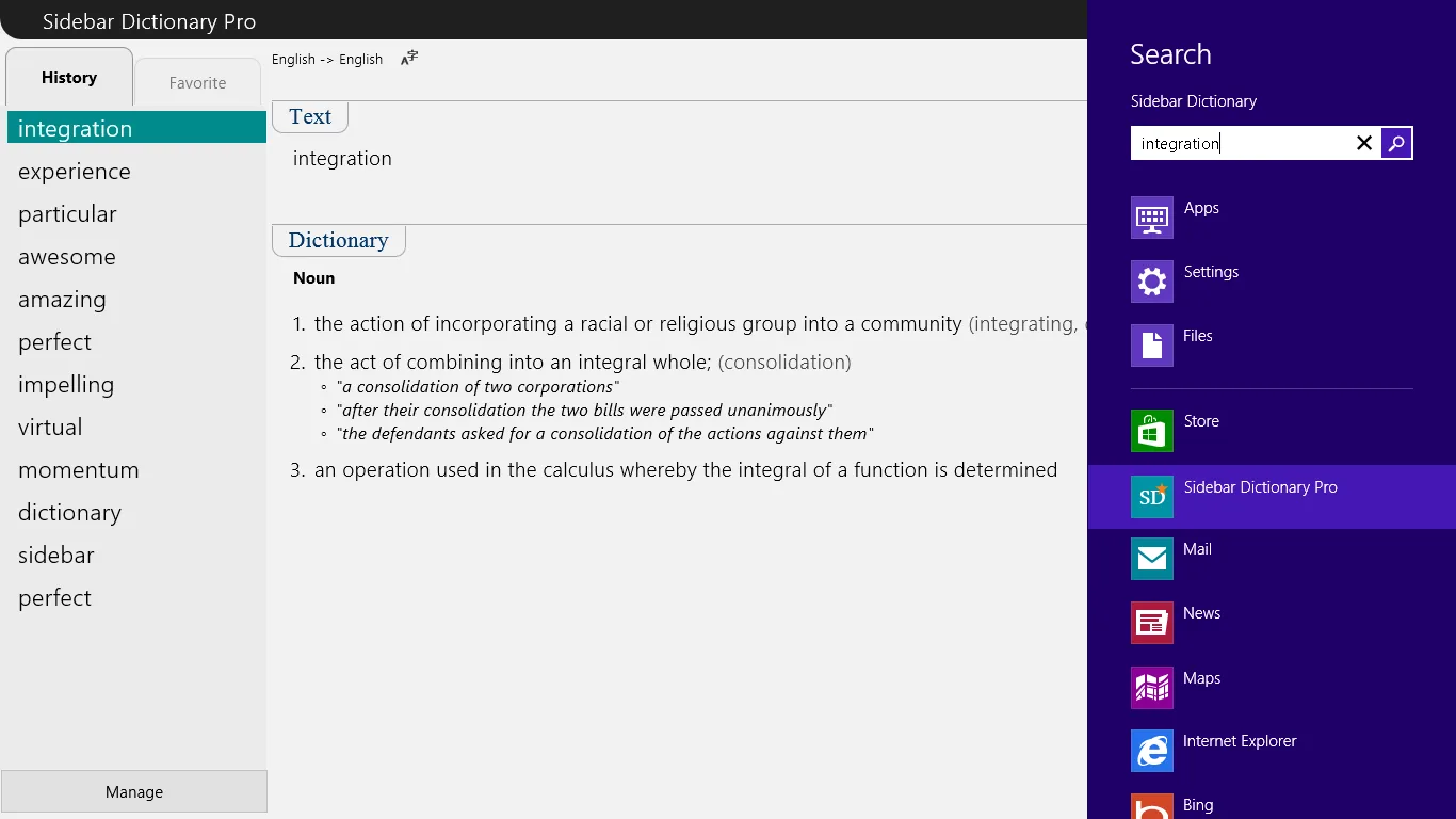 Sidebar Dictionary Pro screenshot 5
