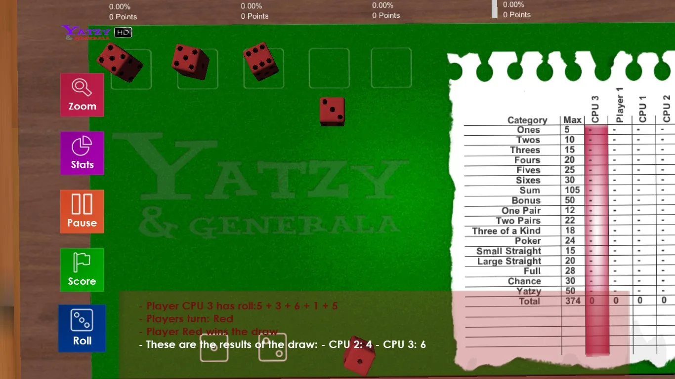 Yatzy & Generala HD screenshot 1