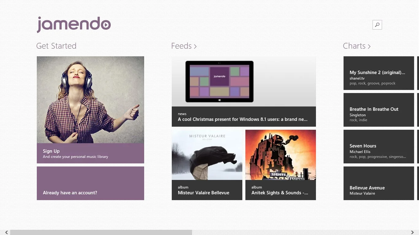 Jamendo screenshot 1