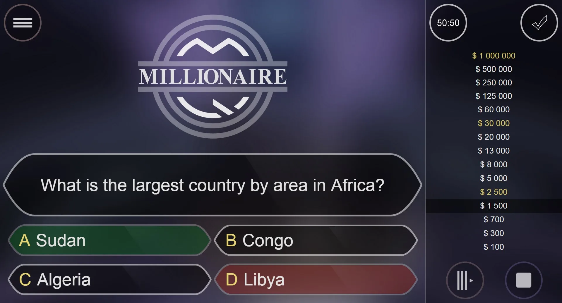 Milliomos Quiz screenshot 5