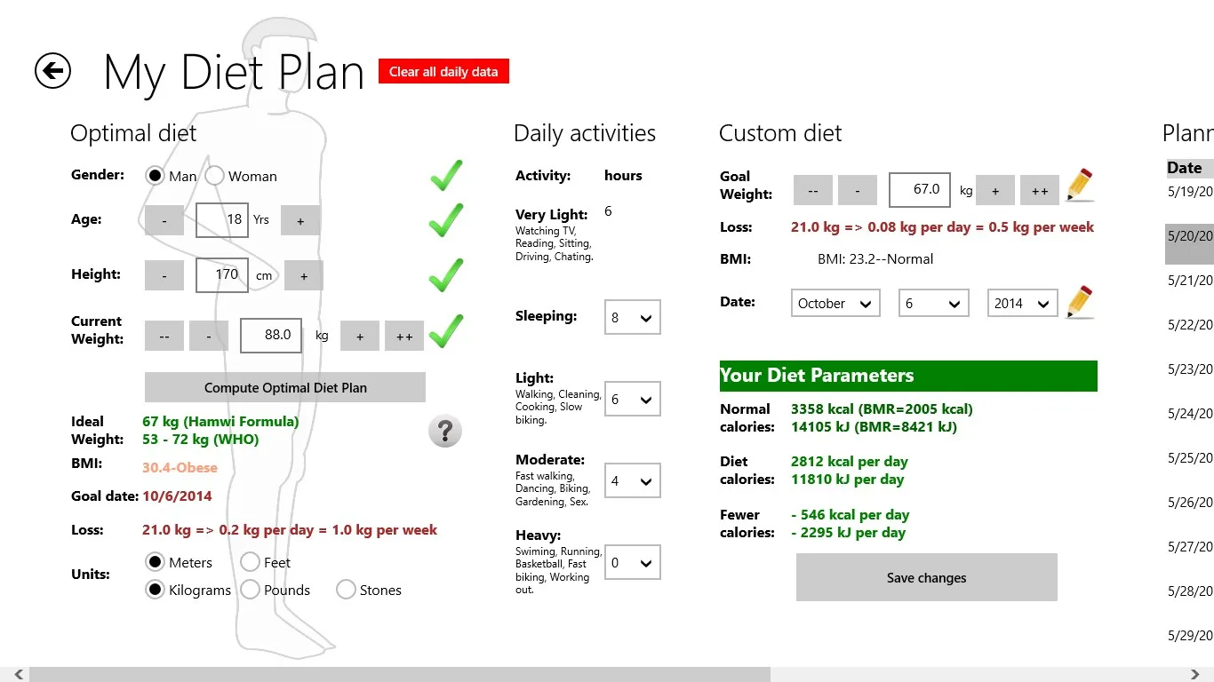 Weight Manager screenshot 3