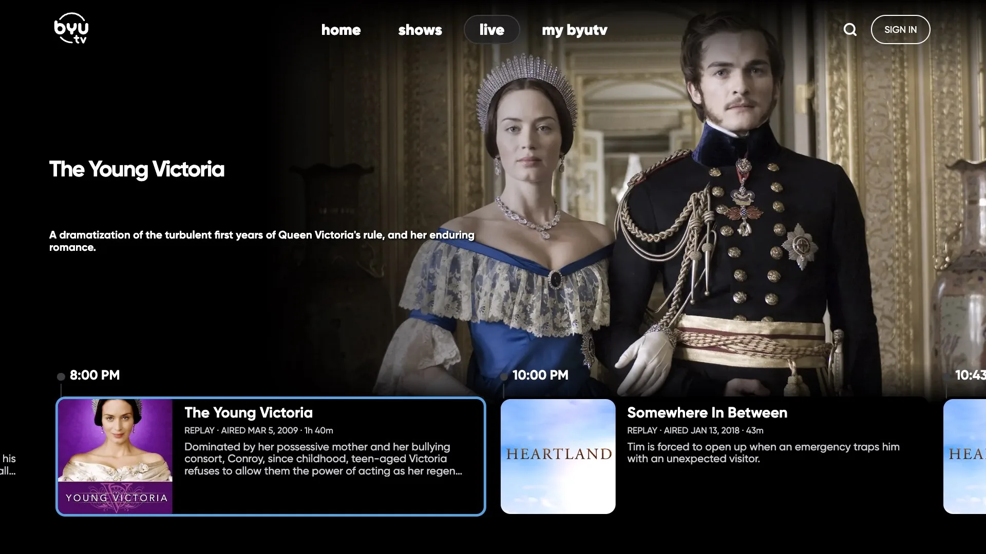BYUtv screenshot 5