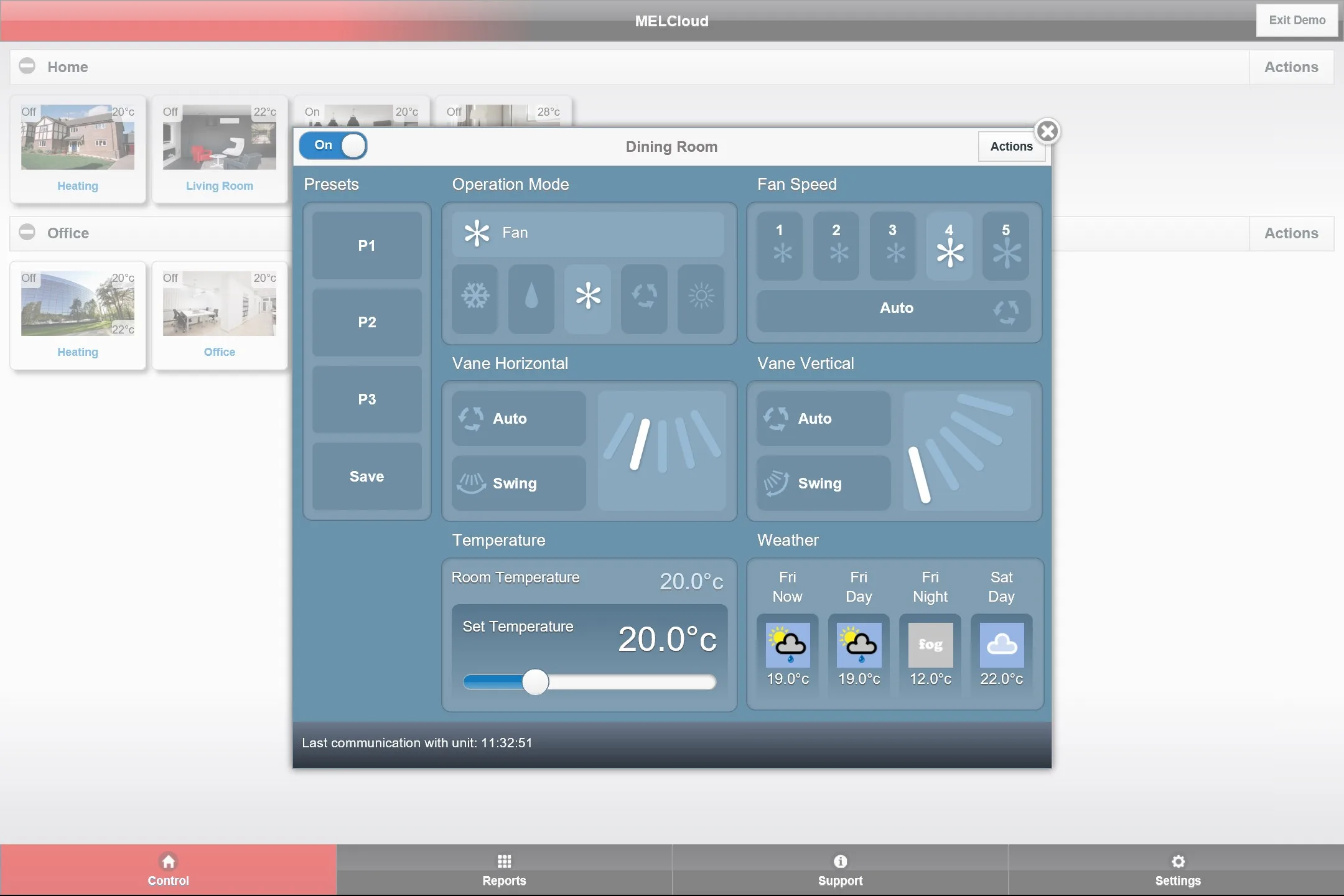 MELCloud screenshot 1