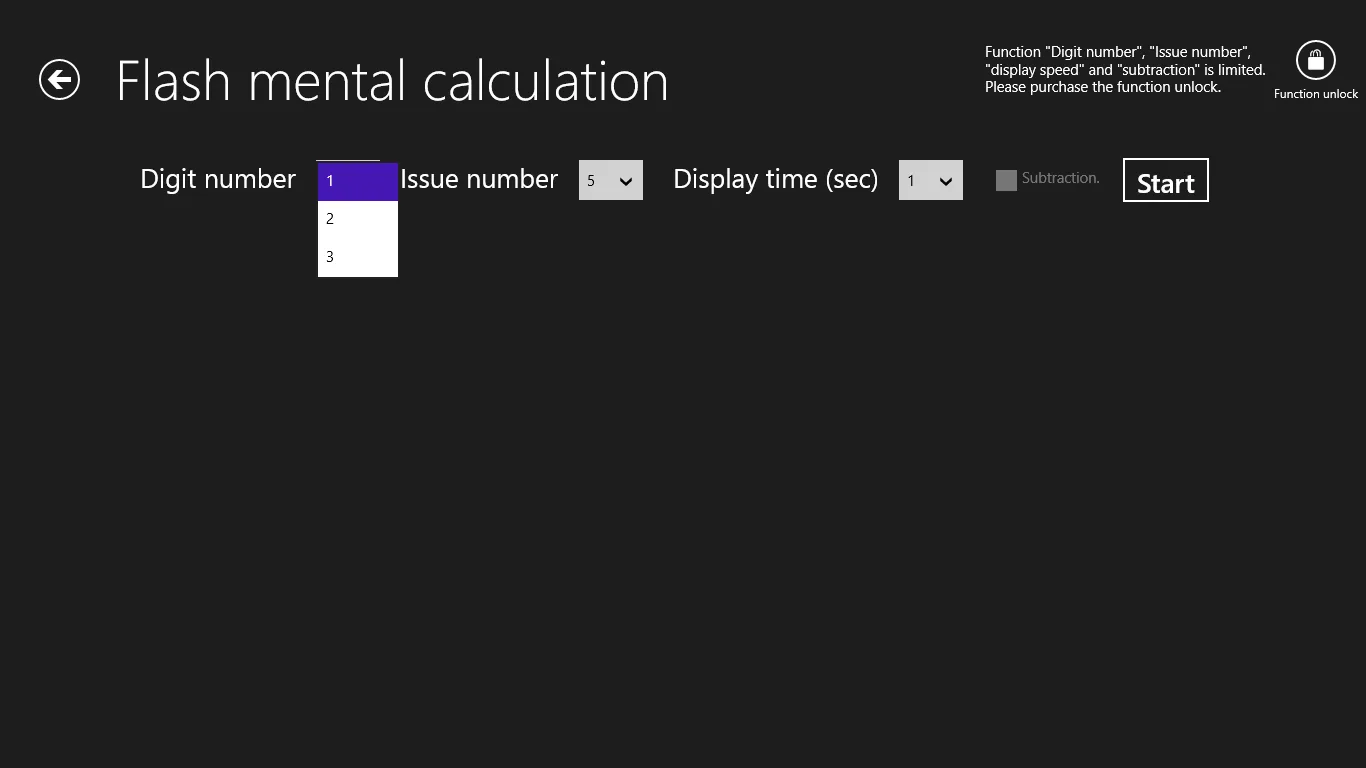 Multiplication times table screenshot 5