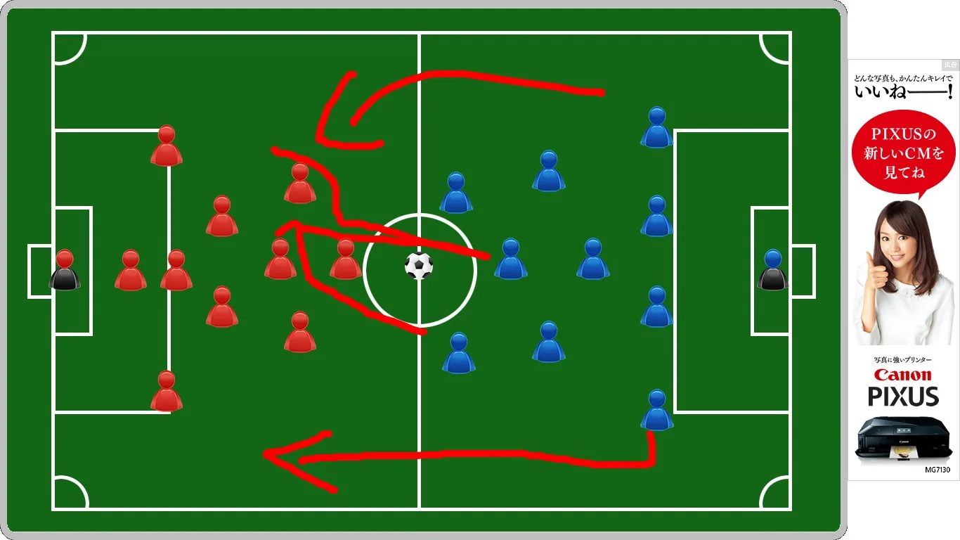 Simple soccer tactic board screenshot 3